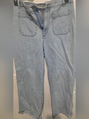 ROLLA'S Light Blue Wide-Leg Jeans